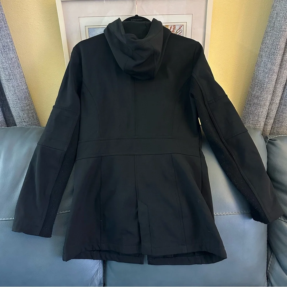 Miss Sixty M60 Womens Black Soft Shell Zip Jacket Coat Medium - Picture 3 of 10